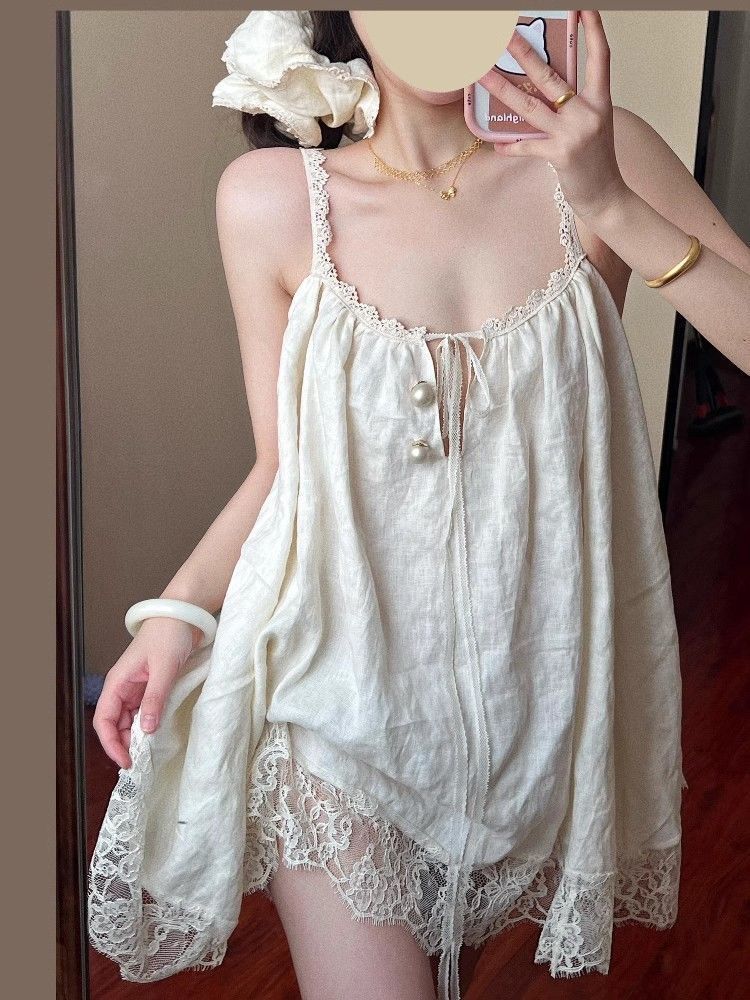 Home Fragrance In French - Chemise de nuit Camisole parfumée de