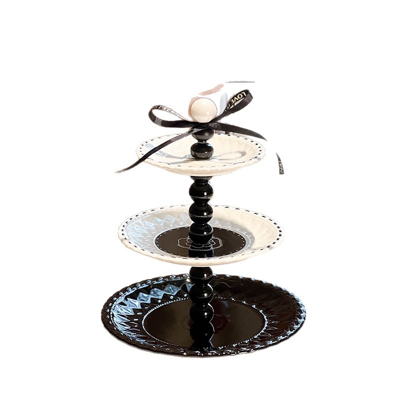 Home Fragrance In French - Assiette de fruits multicouche en céramique,