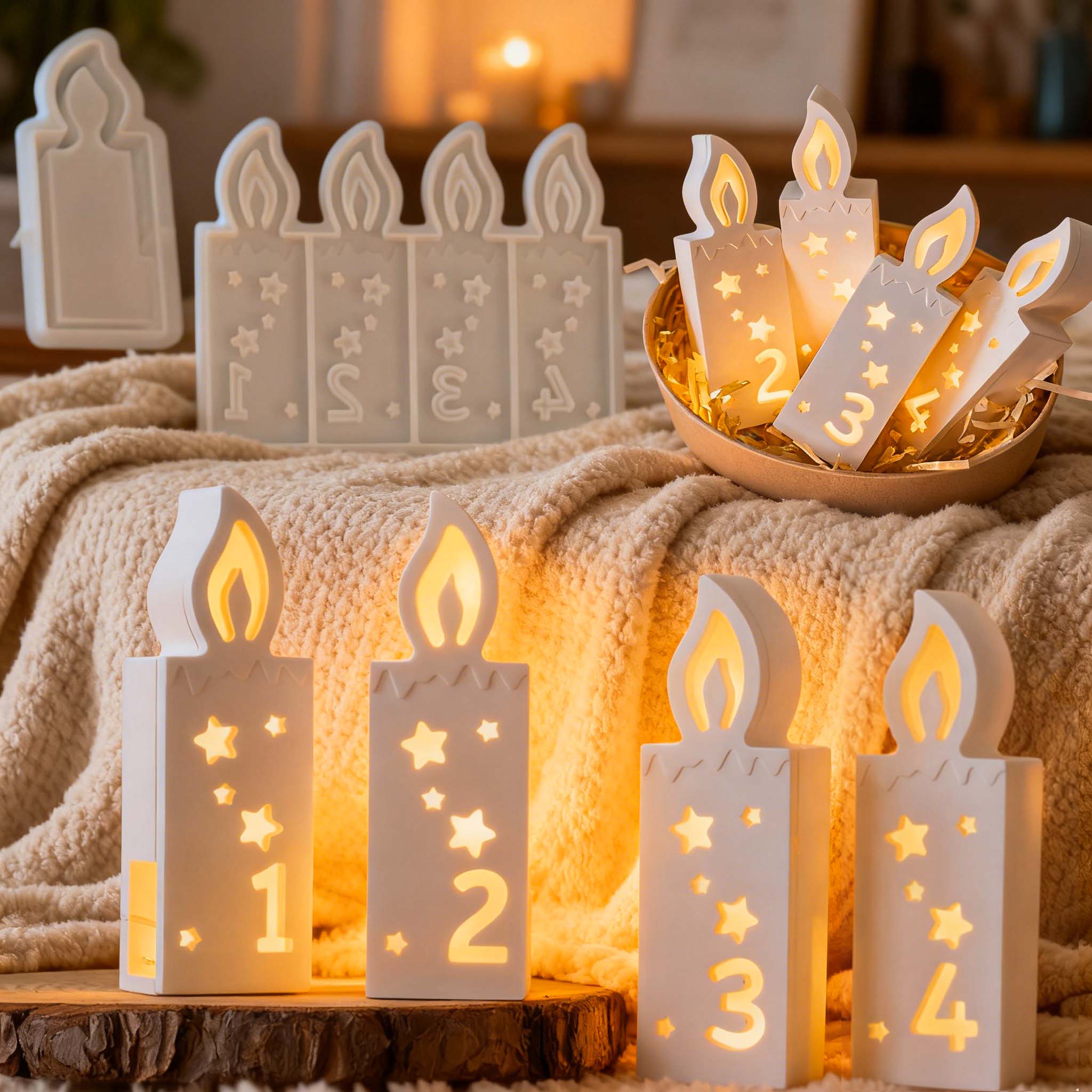 Home Fragrance Rituals - Moule à lumière ambiante 1,2,3,4 chiffres,