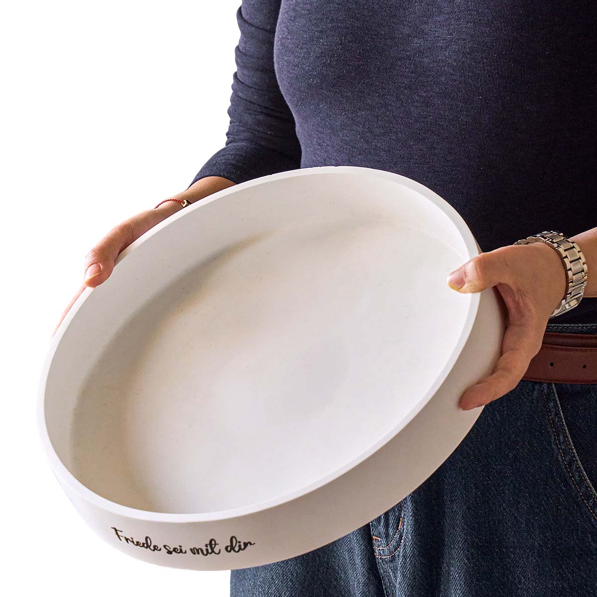 Home Fragrance Rituals - Bol de bougie rond en béton,