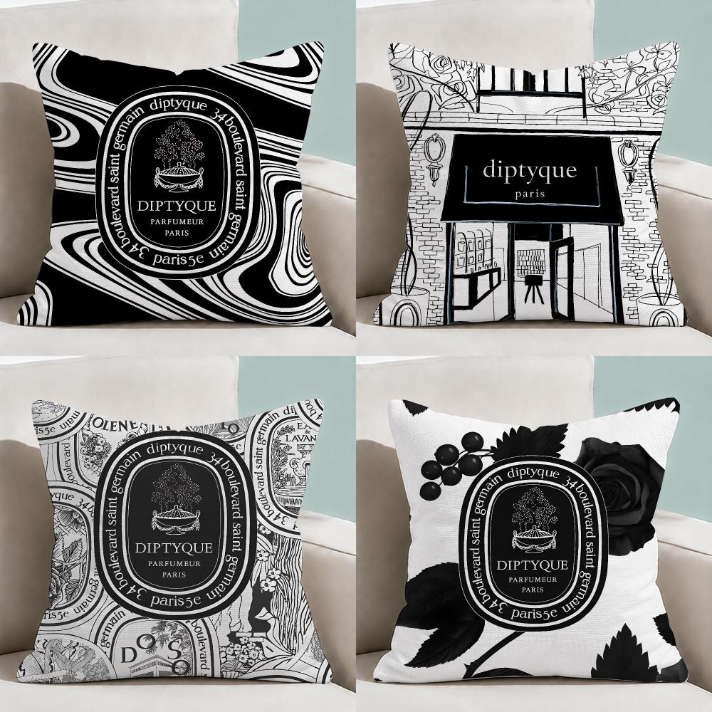 Home Fragrance Diptyque - Housse de coussin parfumée D-Diptyque, housse