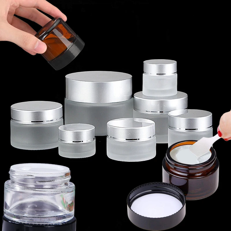 Mini pots de crèmes ronds en v - Amber Jar Candle avis et prix