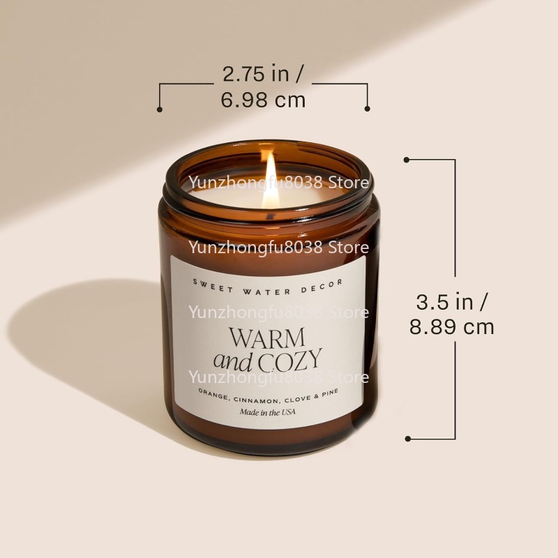 Épices chaudes et parfum d'agr - Amber Jar Candle avis et prix