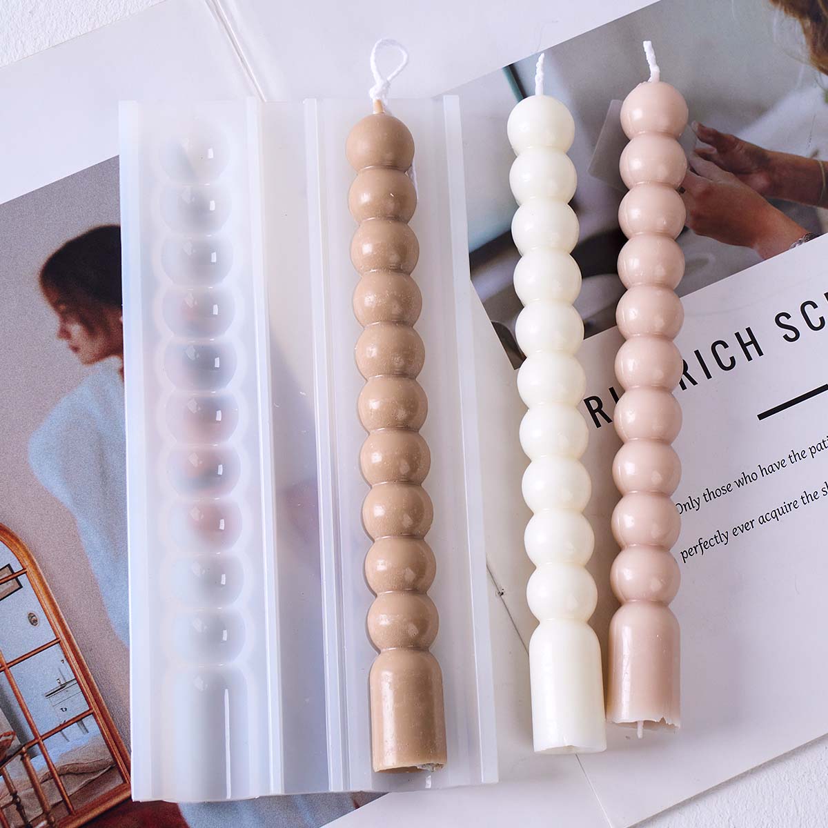Moule en silicone 3D pour boug - Home Fragrance Rituals avis et prix