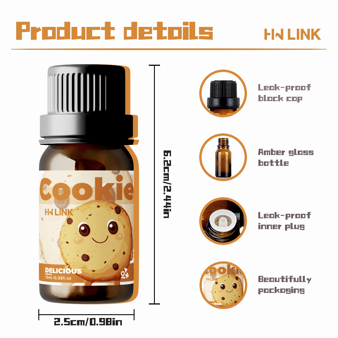 Huiles essentielles Cookie 10  - Home Fragrance Diffuser Oil avis et prix