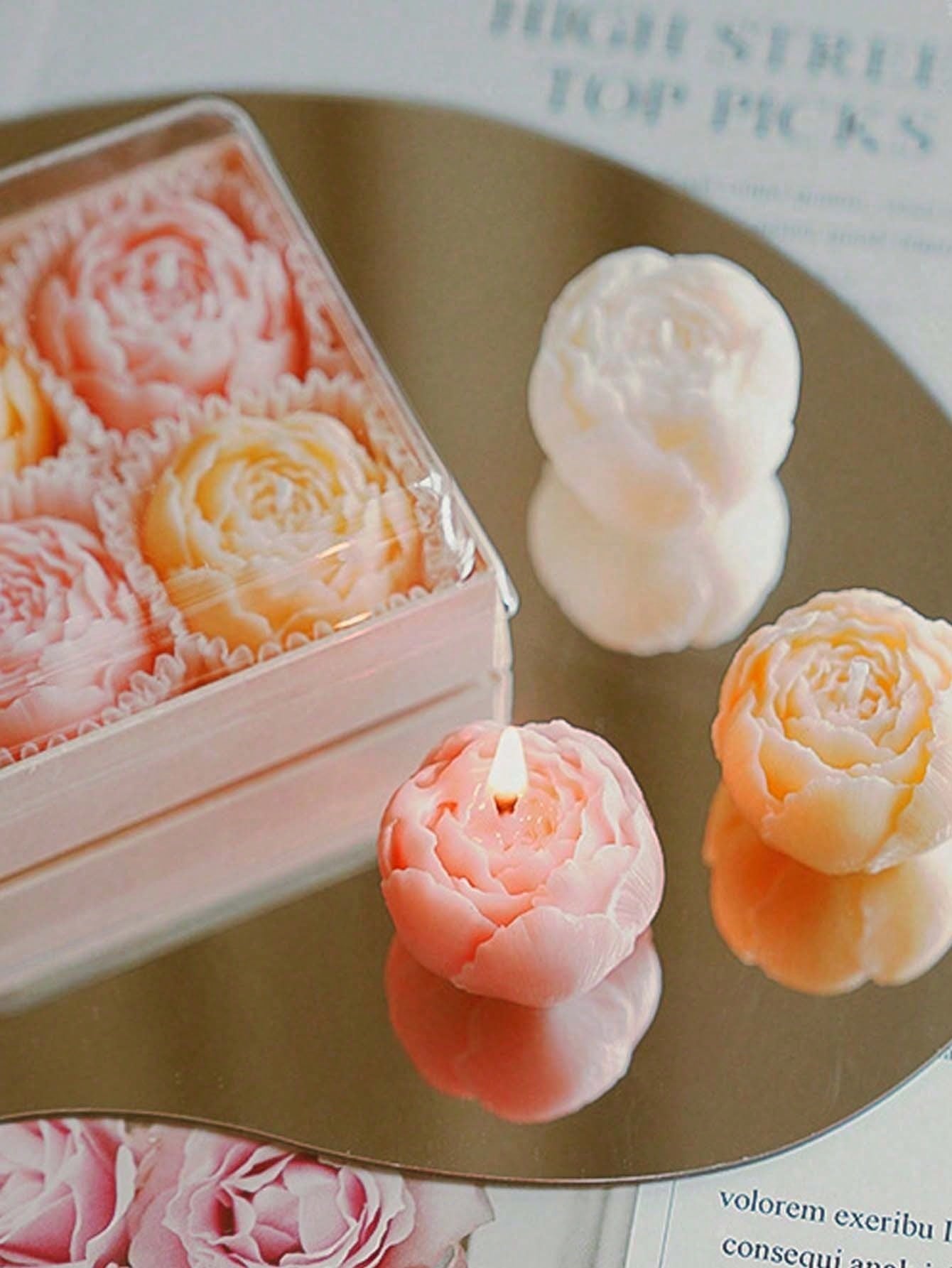 Ensemble de 4 bougies parfumée - Home Fragrance Set Gift avis et prix