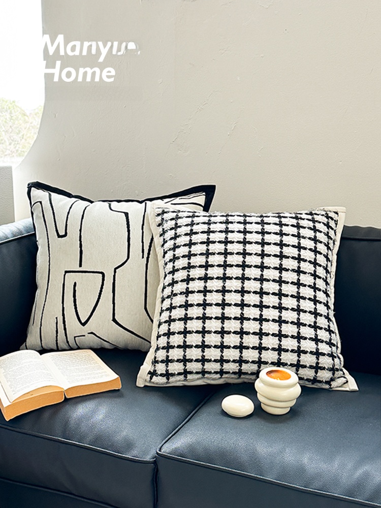Housse de coussin à carreaux n - Home Fragrance In French avis et prix