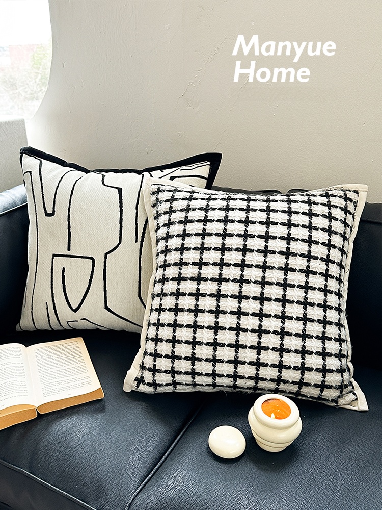 Housse de coussin à carreaux n - Home Fragrance In French avis et prix