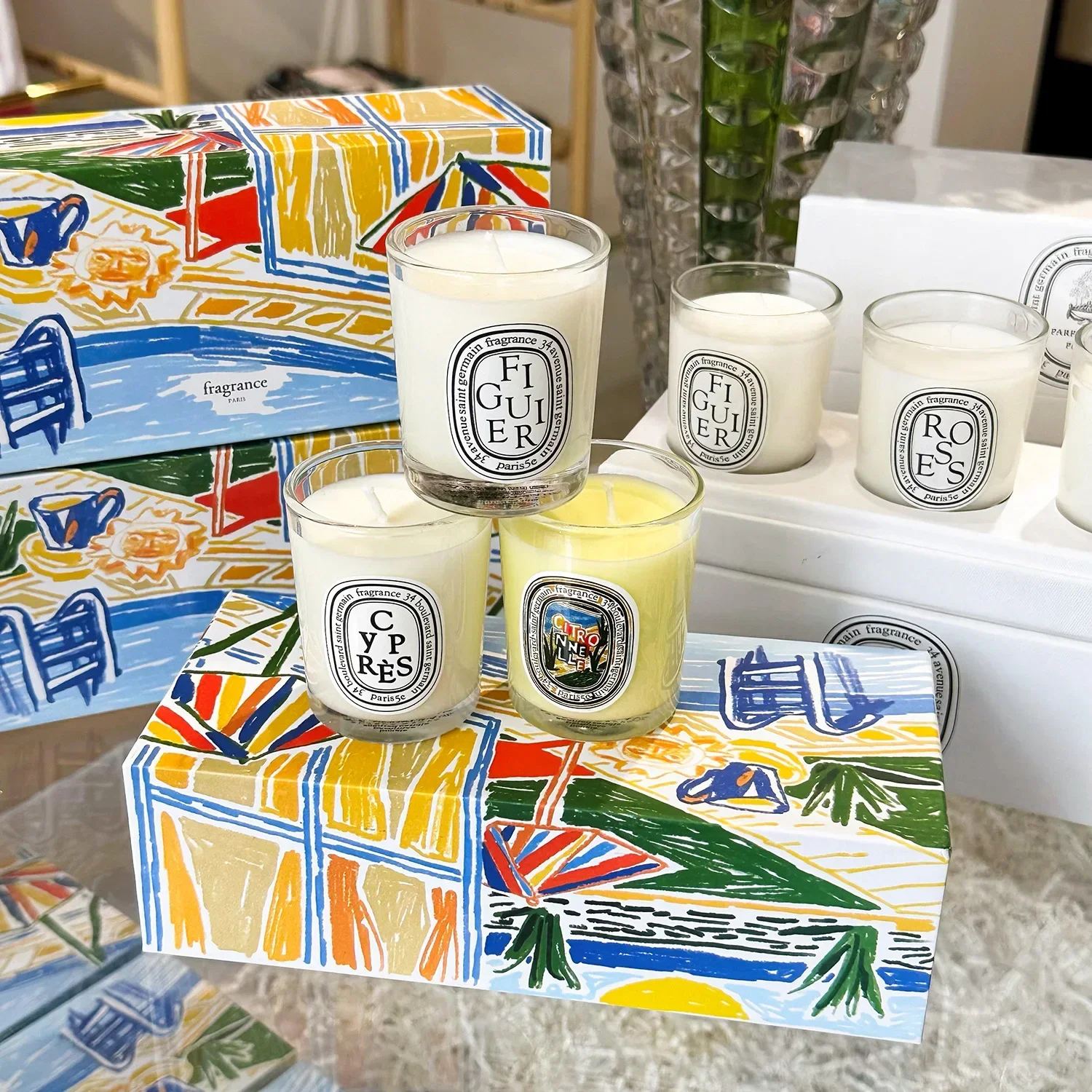 Bougie d'aromathérapie parfumé - Home Fragrance In French avis et prix