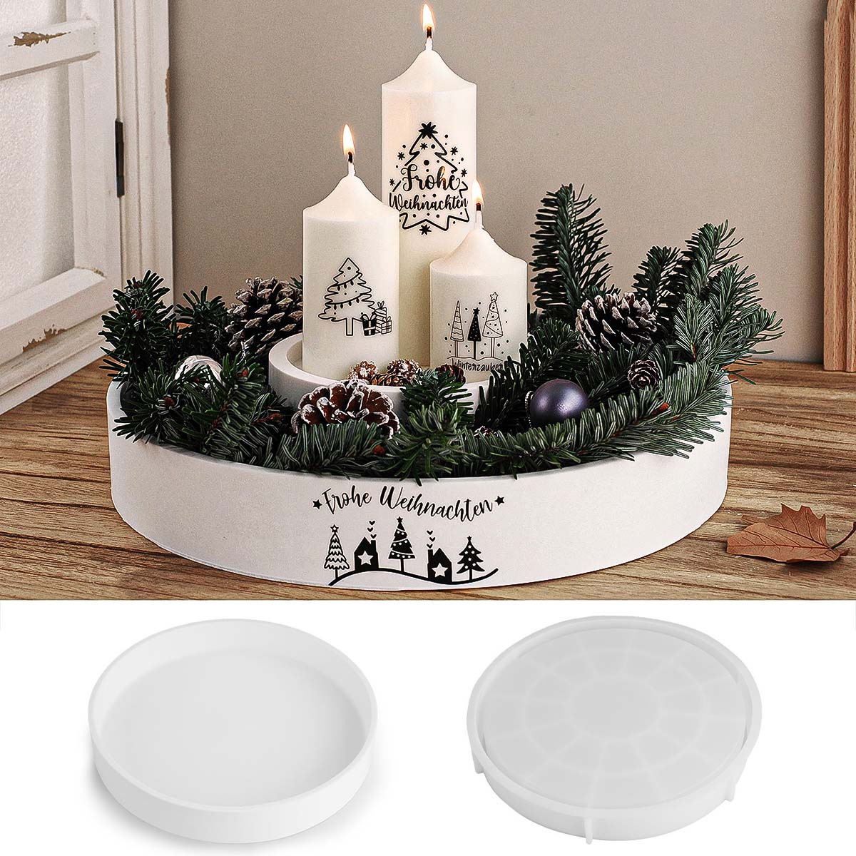Bol de bougie rond en béton, m - Home Fragrance Rituals avis et prix
